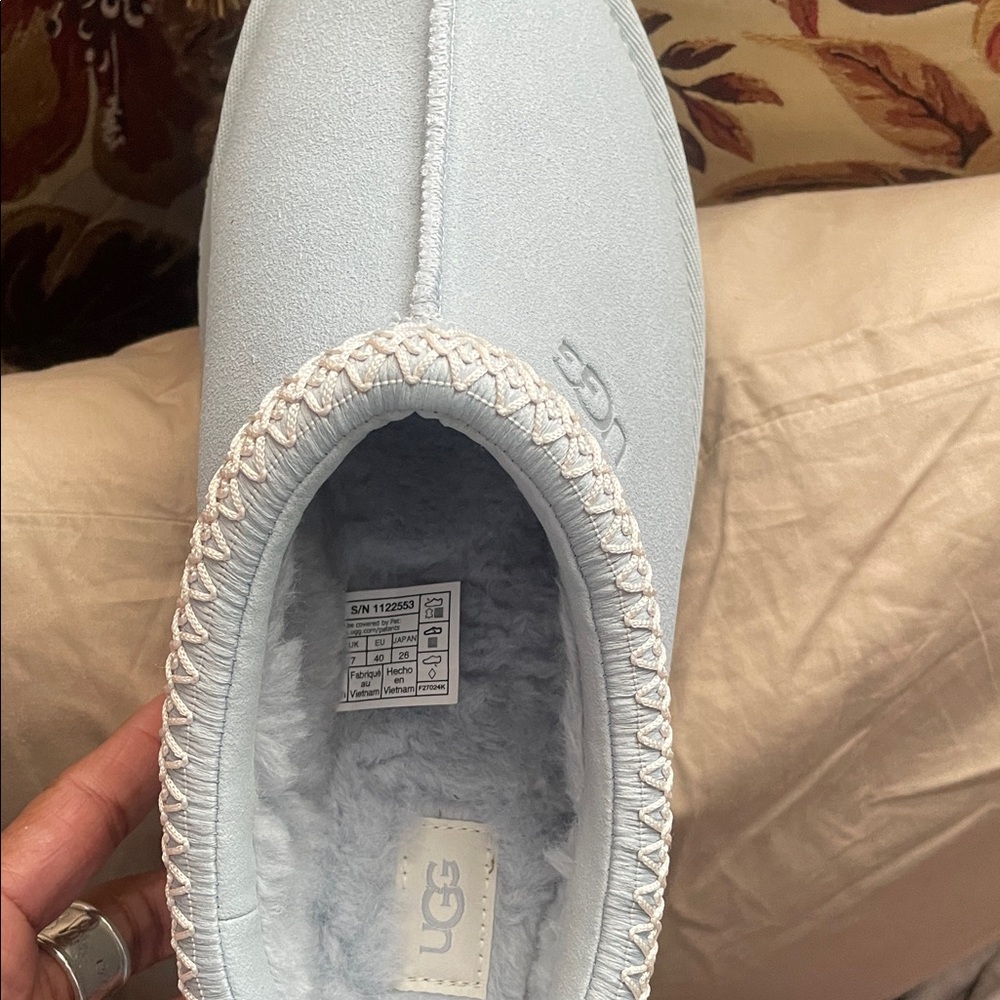 UGG Women's Soft Blue Slippers